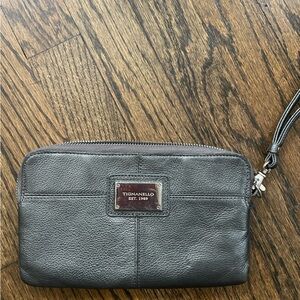 Tignanello Matte silver wristlet